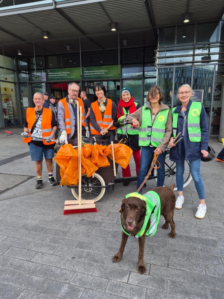 Clean-up-Aktion am Südkreuz